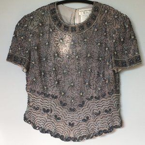 Beaded Evening Top
